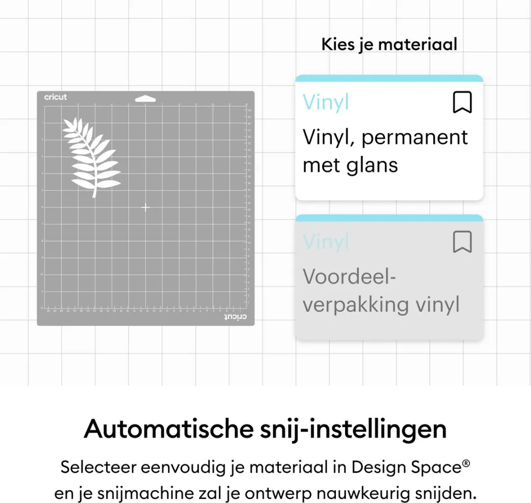 Cricut Metallic Vinyl Textuur Permanent 30,5x120cm - Goud