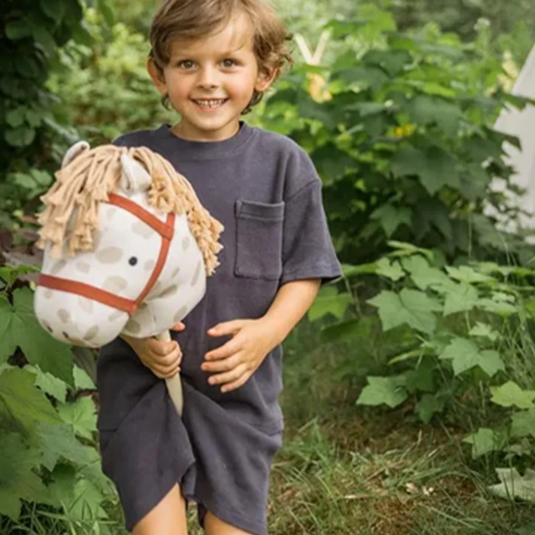 Kids Concept Stokpaard Dotty - Wit