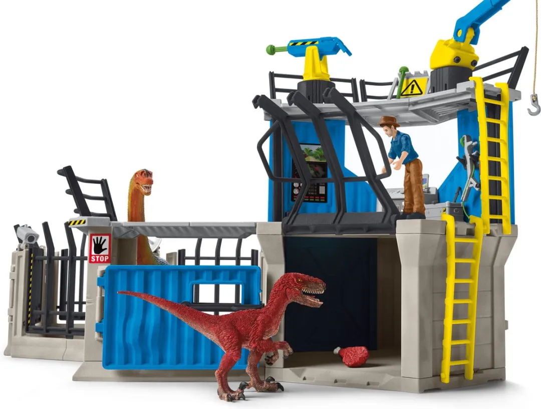 Schleich Dinosaurus Groot Dino-onderzoekstation 41462 - Multikleur