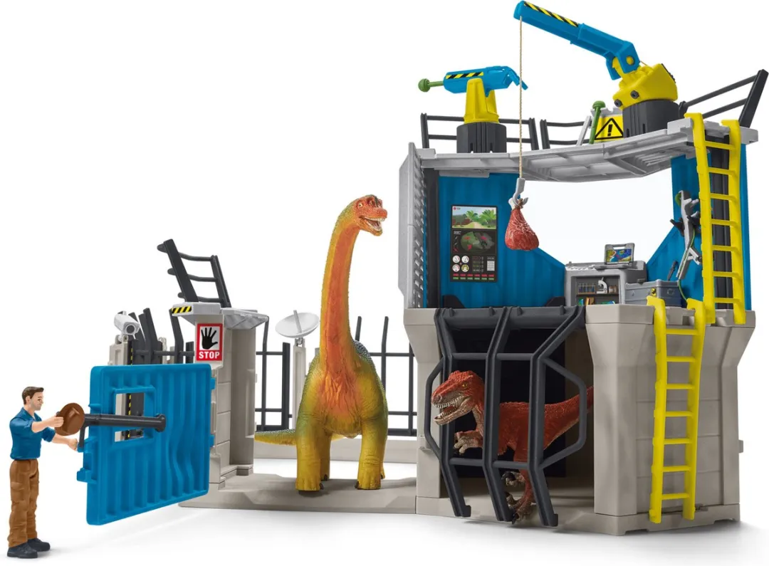 Schleich Dinosaurus Groot Dino-onderzoekstation 41462 - Multikleur