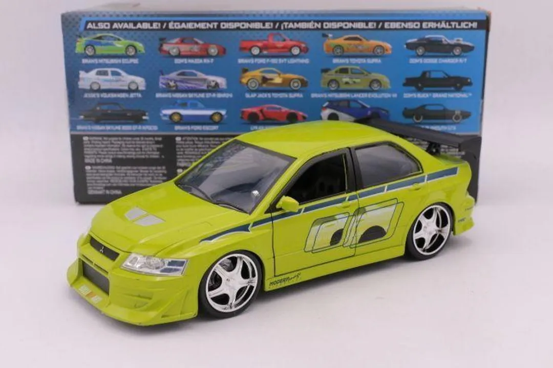 Jada Toys 1/24 Mitsubishi Lancer EVO VII 18836 - Groen