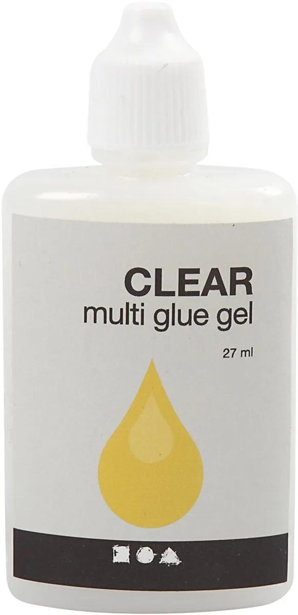 Creativ Company Clear Multi Glue Gel 27ml - 12 Stuks
