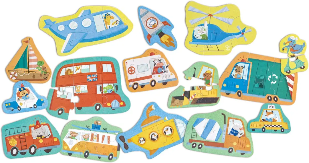 Hape Wielen en Wonderen Puzzel 1000 Stuks