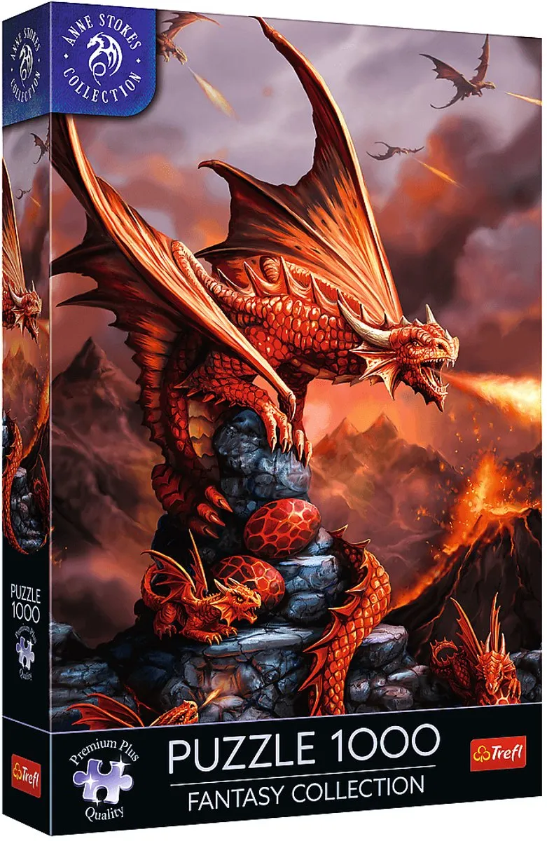 Trefl Fire Dragon Legpuzzel 1000 Stuks