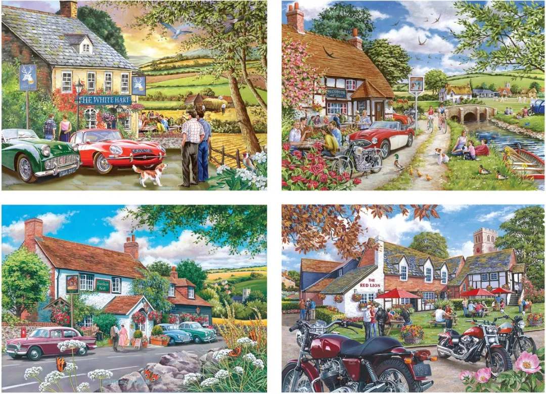 House of Puzzles Tales from the Tavern - 4x500 Stuks