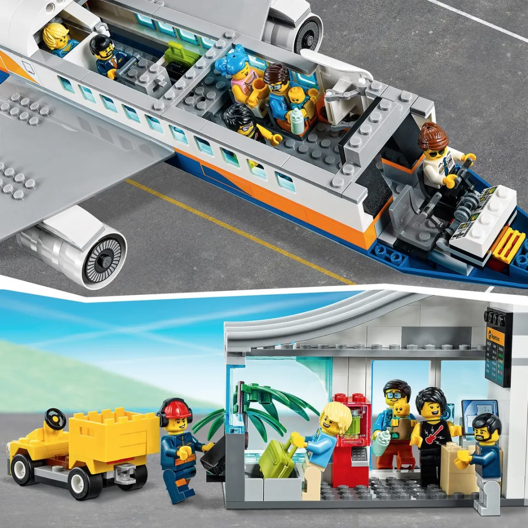 LEGO City Passagiersvliegtuig 60262 - 669 Stukken