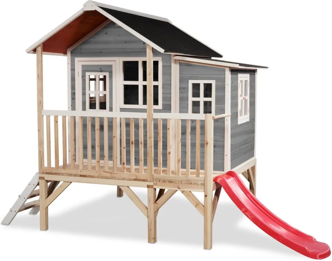 EXIT Toys Loft 350 Houten Speelhuis Grijs
