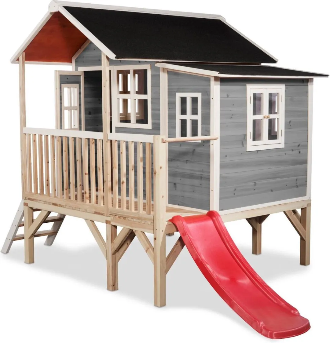 EXIT Toys Loft 350 Houten Speelhuis Grijs