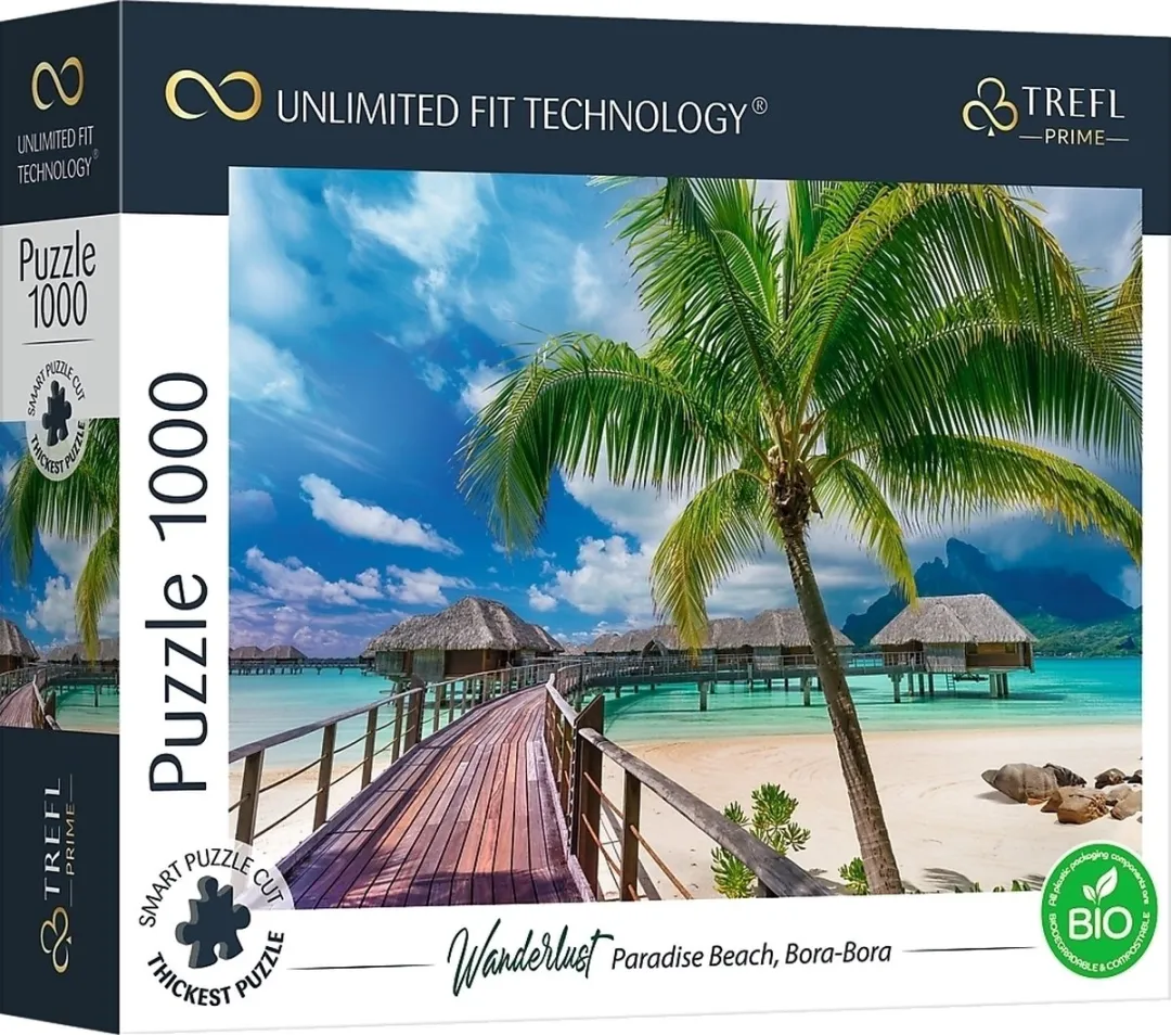 Trefl Prime Paradise Beach op Bora Bora Puzzel