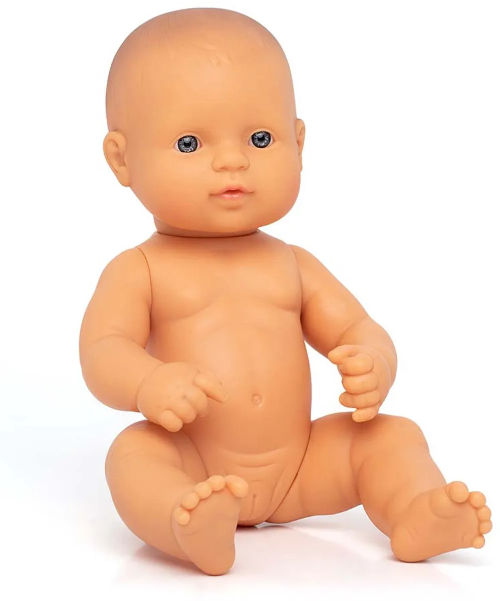 Miniland Baby Doll European Girl 32cm - Multicolor