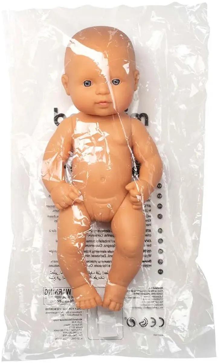 Miniland Baby Doll European Girl 32cm - Multicolor