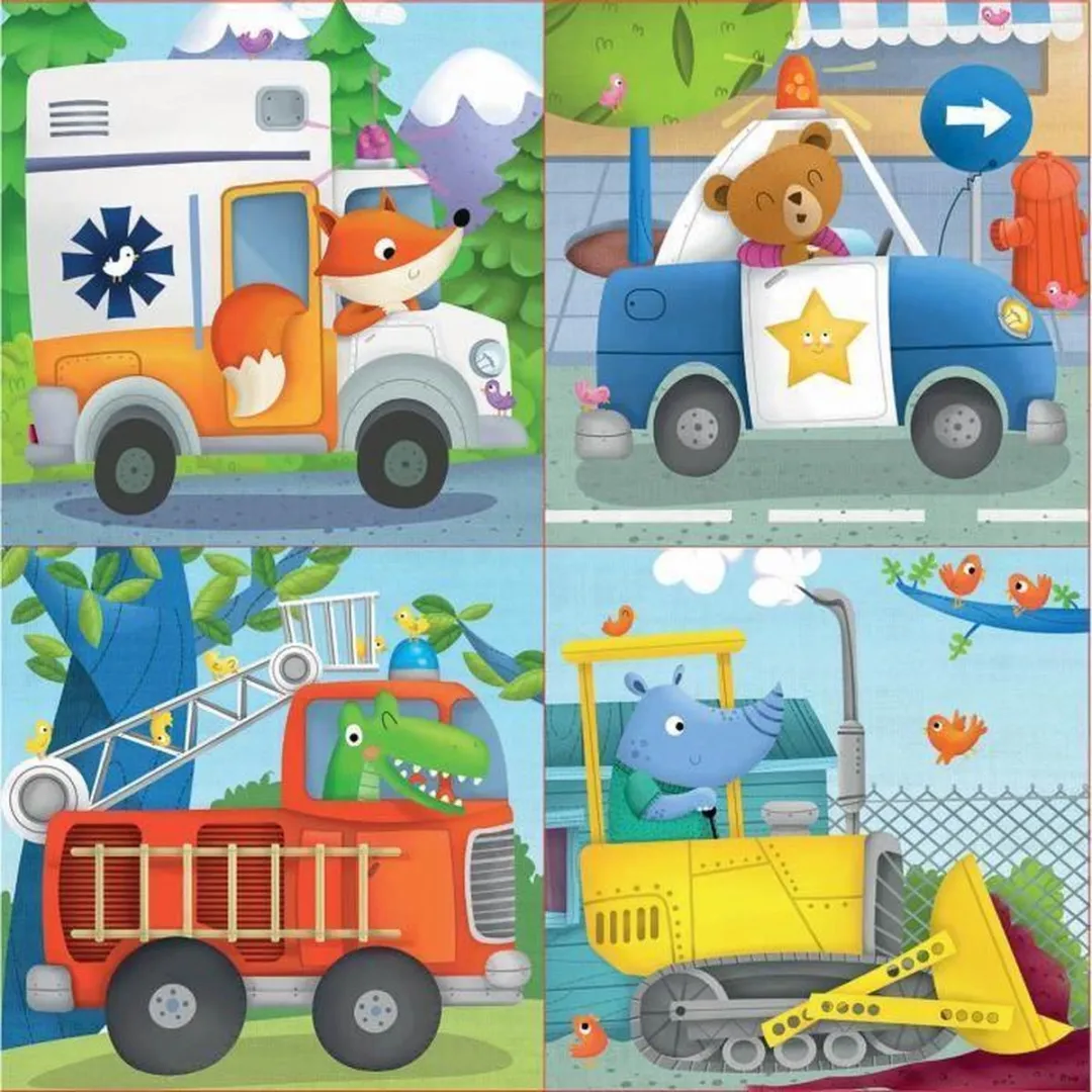 Educa Rescue Patrol Progressieve Puzzel - 25 Stuks