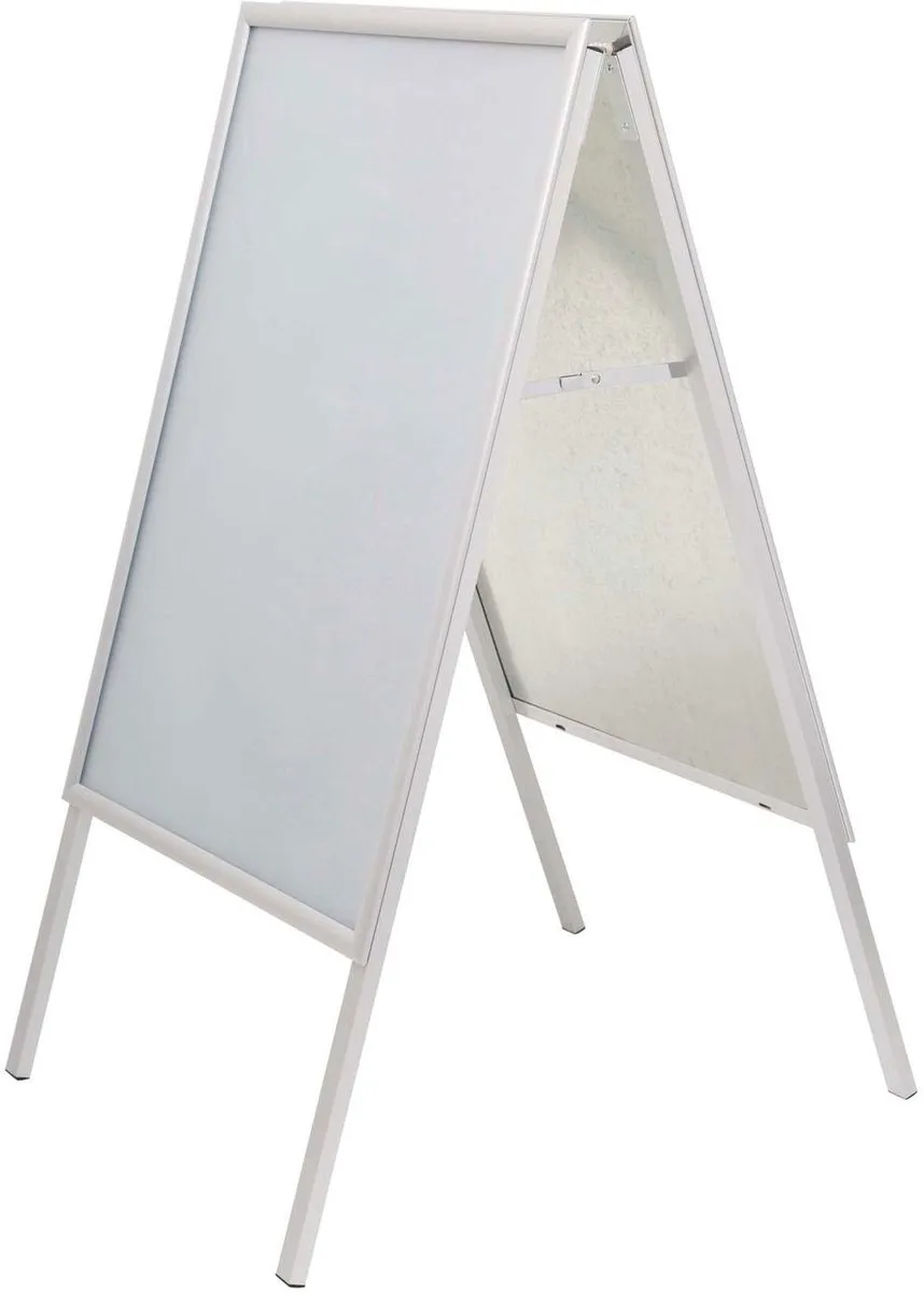 MAULpublic Stoepbord A1 - Aluminium - Zilver