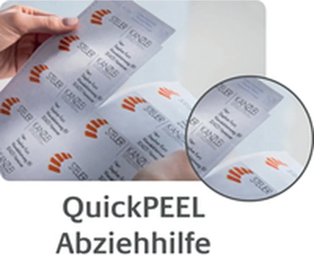 Avery Transparante Stickers 210x297mm - 25 Stuks
