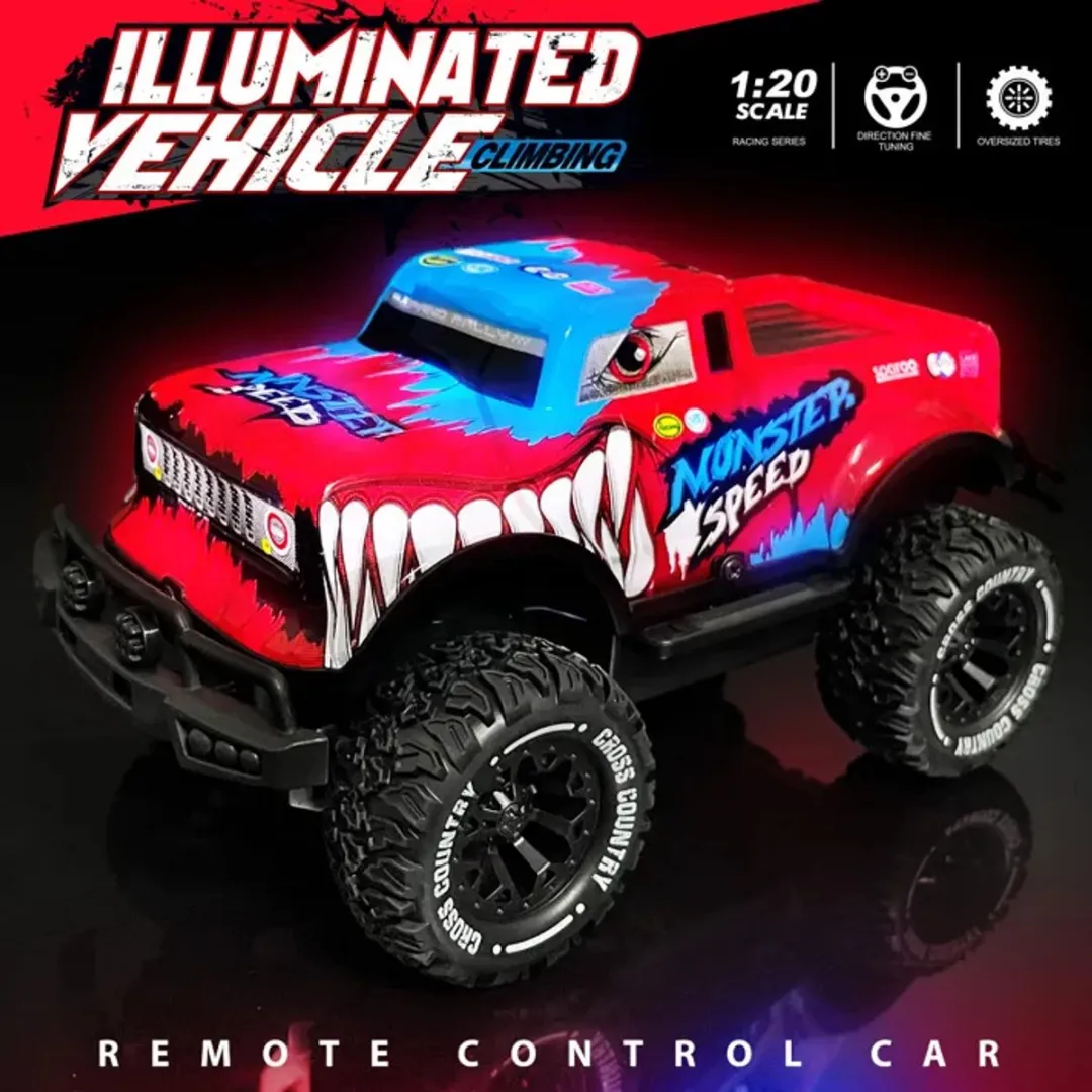 ECTEATOY Monster Truck RC Auto 2.4GHz - Rood