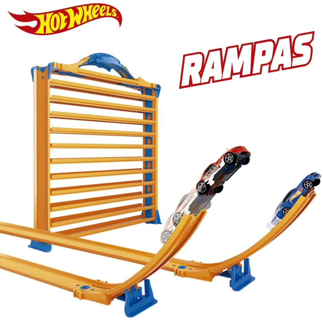Hot Wheels Autotransporteur Parkeergarage 30x27cm Multicolor