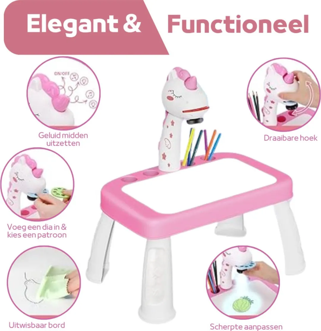 Top 1 Toys Tekenprojector Kinderen - 72 Motieven - Eenhoorn