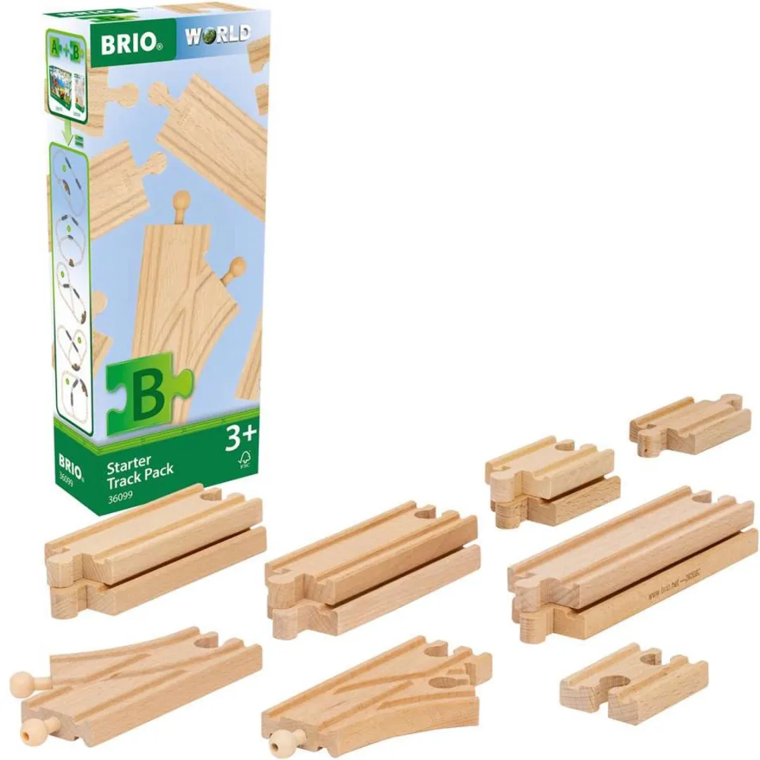 Brio Houten Treinbaan Starterset Uitbreidingspakket B 63609900 - Multicolor