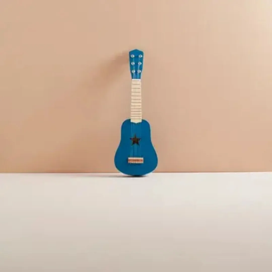 Kids Concept Houten Gitaar - Blauw