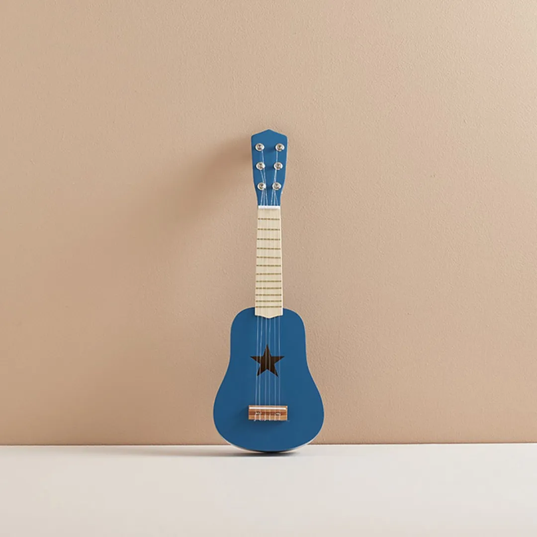 Kids Concept Houten Gitaar - Blauw