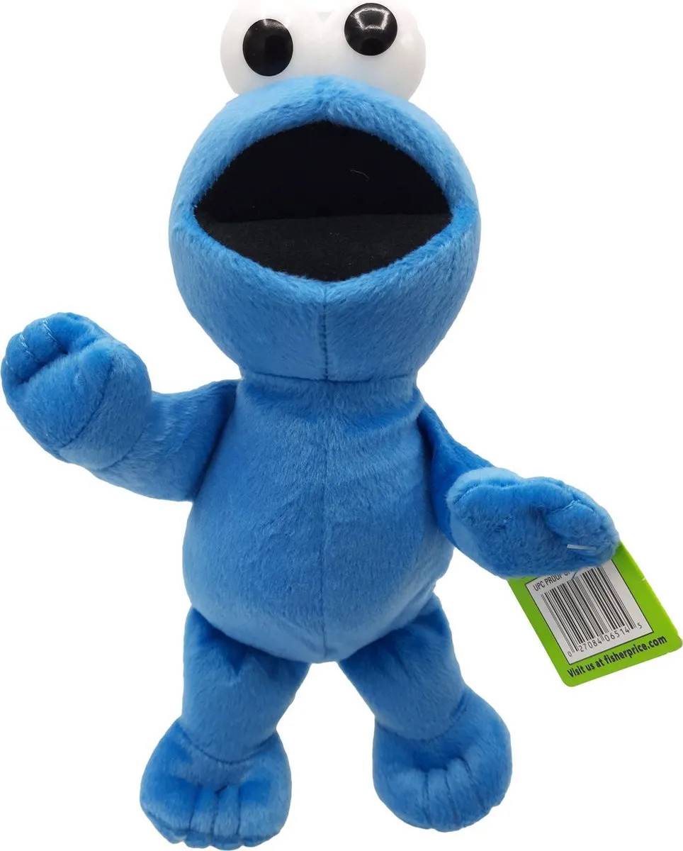 Fisher Price Sesamstraat Koekiemonster Knuffel 30cm