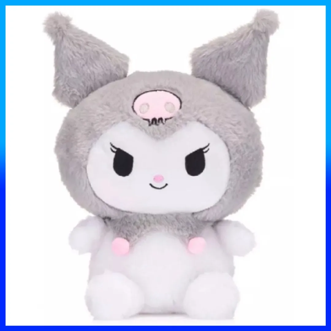 Hello Kitty Kuromi Pluche Knuffel 30cm - Grijs