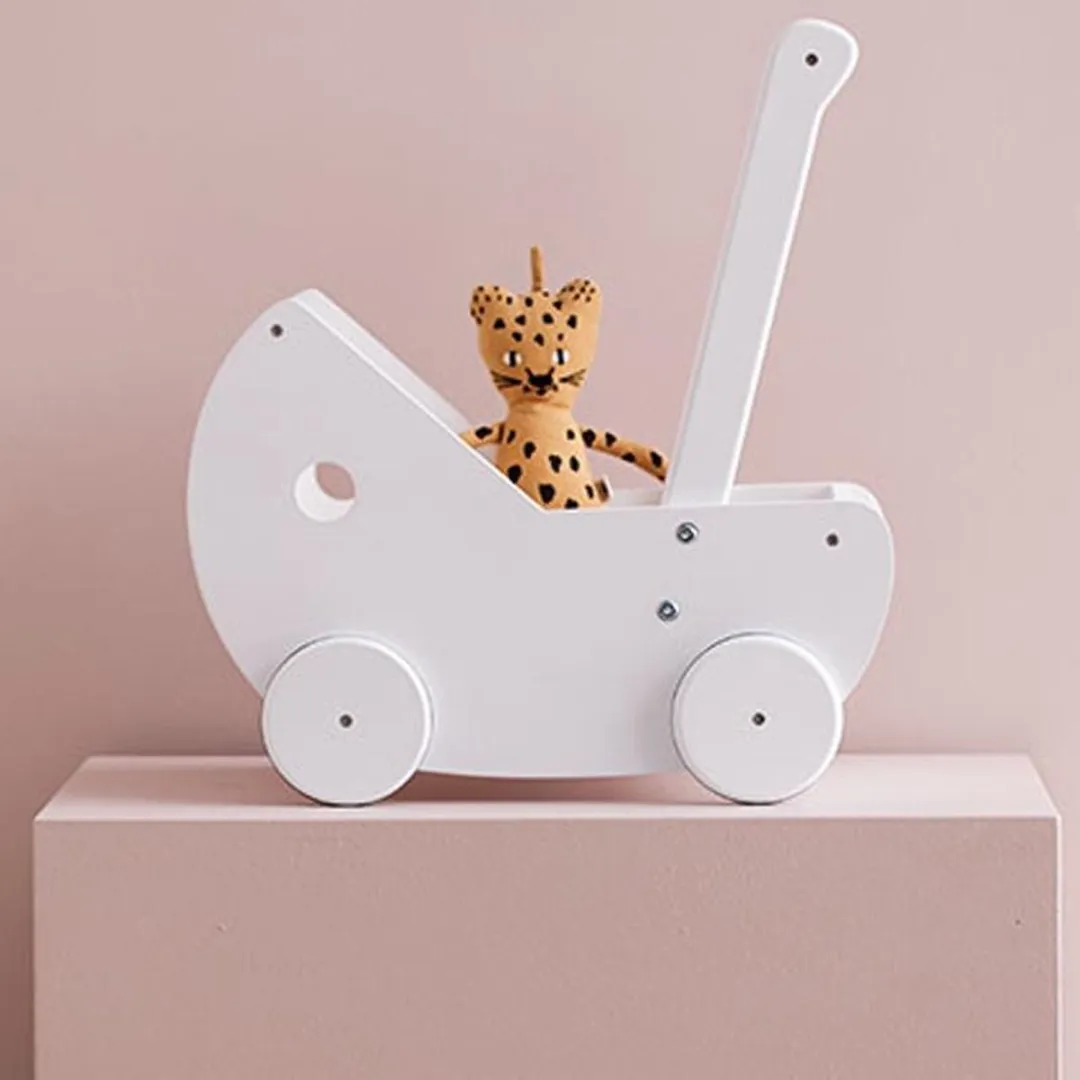 Kids Concept Poppenwagen 412605 - Wit