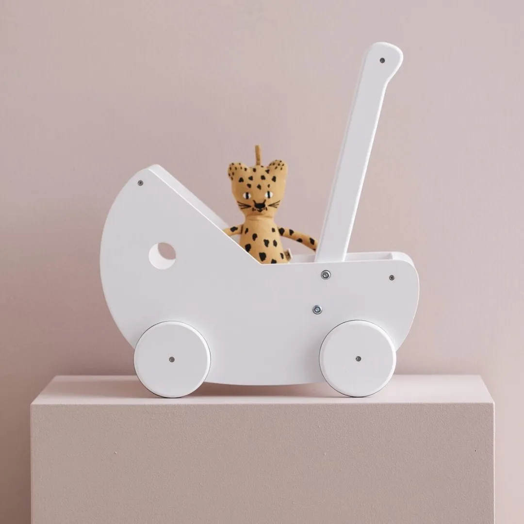 Kids Concept Poppenwagen 412605 - Wit