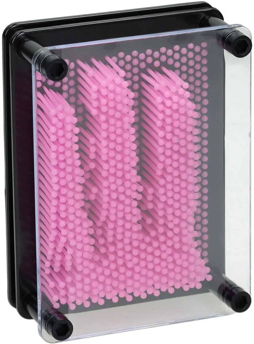Jonotoys Pin Art 3D Vormenmaker 10x13cm - Multicolor