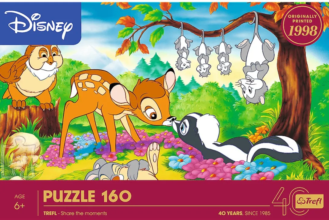 Trefl Disney Bambi en Bosvrienden Puzzel 160 Stuks - Multicolor