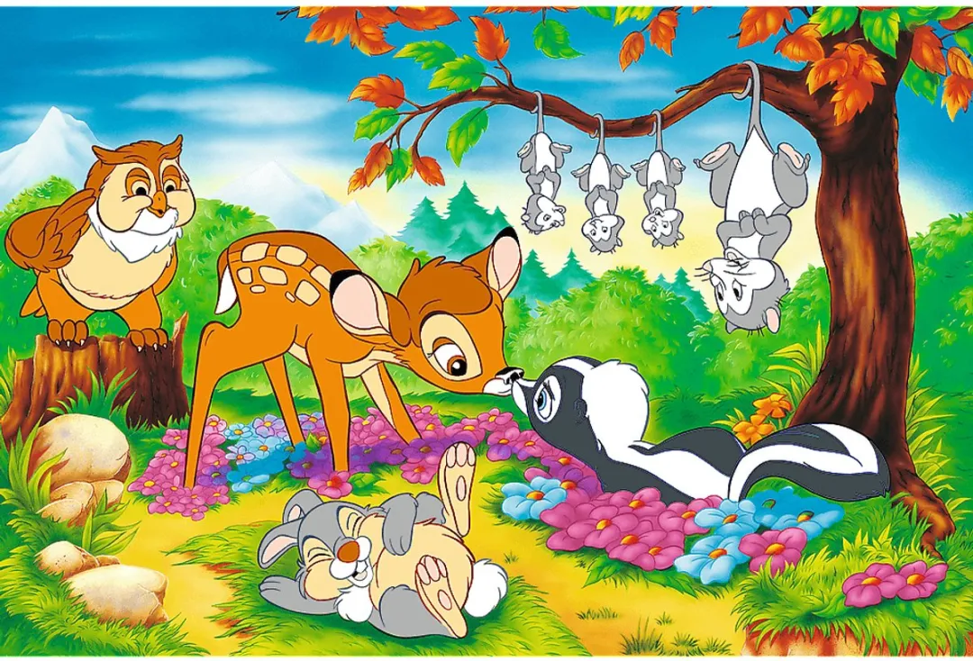 Trefl Disney Bambi en Bosvrienden Puzzel 160 Stuks - Multicolor