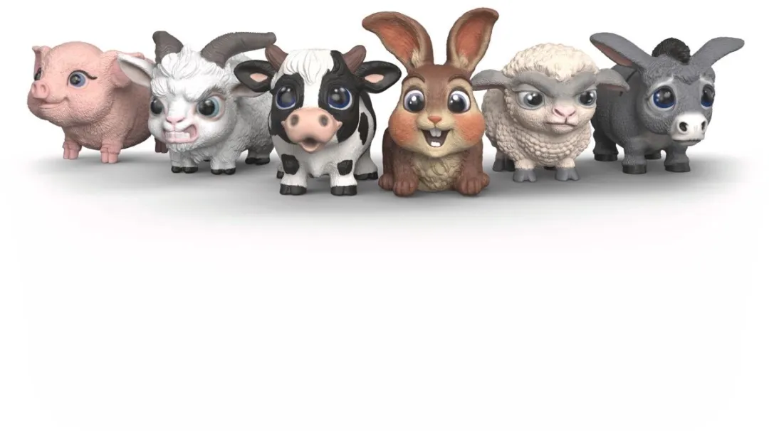 Schleich mini MATES Serie 1 Dierenfiguren 70679 - Multicolor