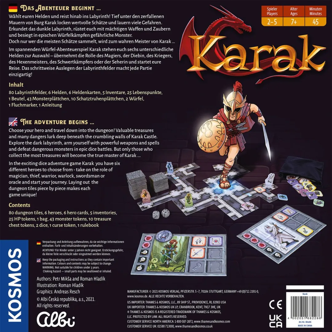 Kosmos Karak Bordspel Rollenspel - 2-5 Spelers