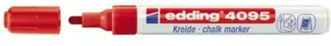 edding 4095 Krijtstift - Rood - 10 Stuks