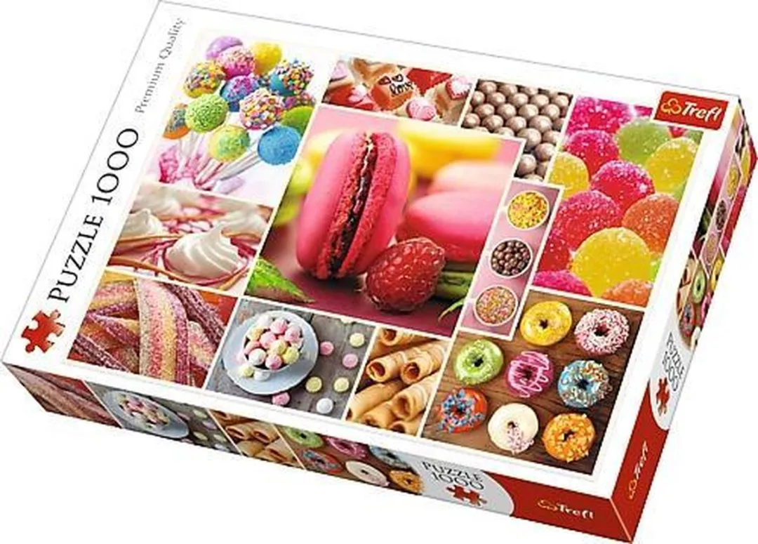 Trefl Puzzel 1000 Stuks Candy Collage Multicolor