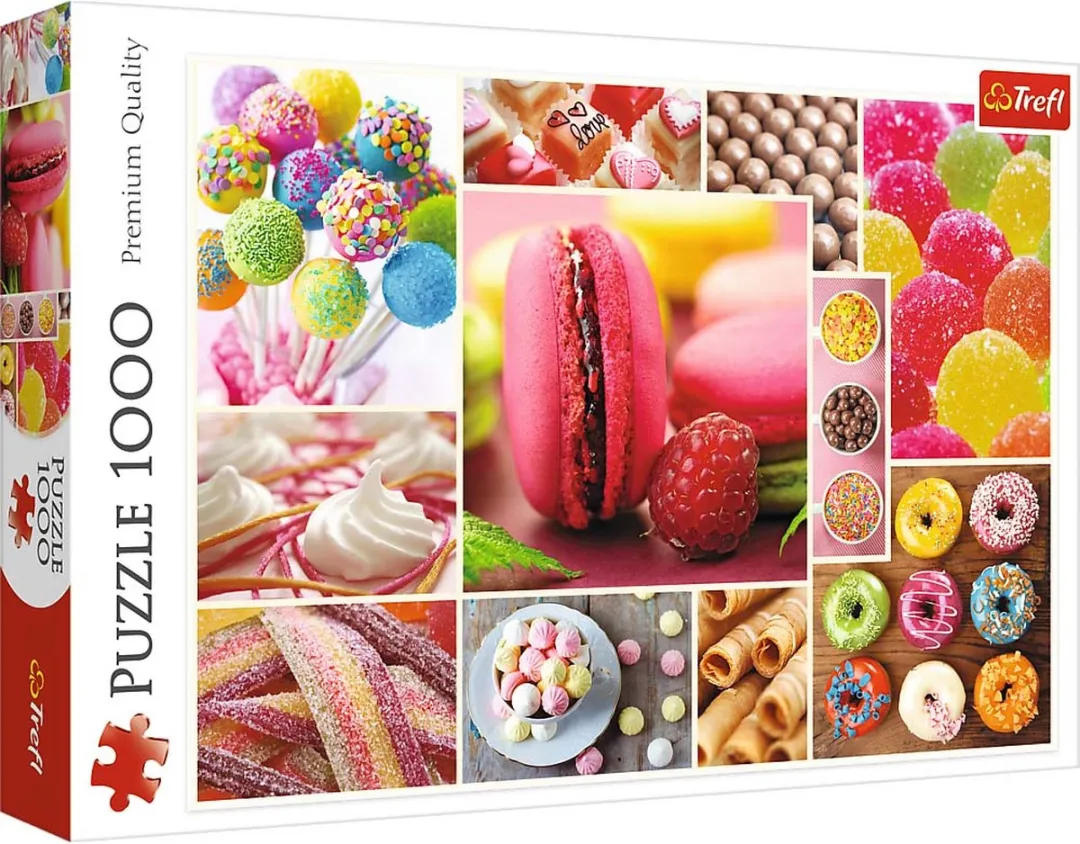 Trefl Puzzel 1000 Stuks Candy Collage Multicolor