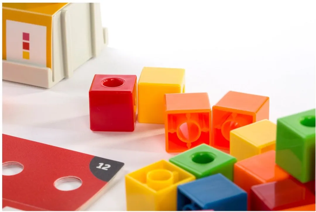 Miniland Activiteiten Abacus 95053 - 90 Kubussen Multi