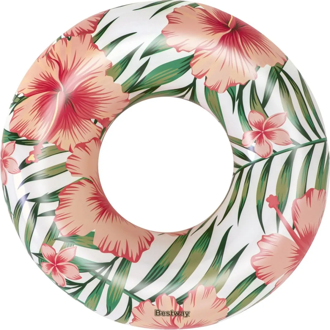 Bestway Tropical Palms Zwemband - Blauw/Rozem