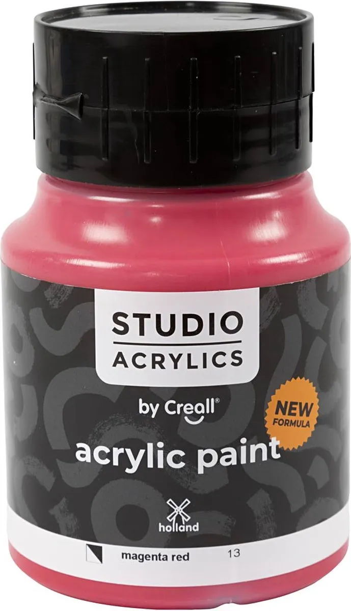 Creativ Company Creall Studio Acrylverf Rood Magenta #13 - 500ml