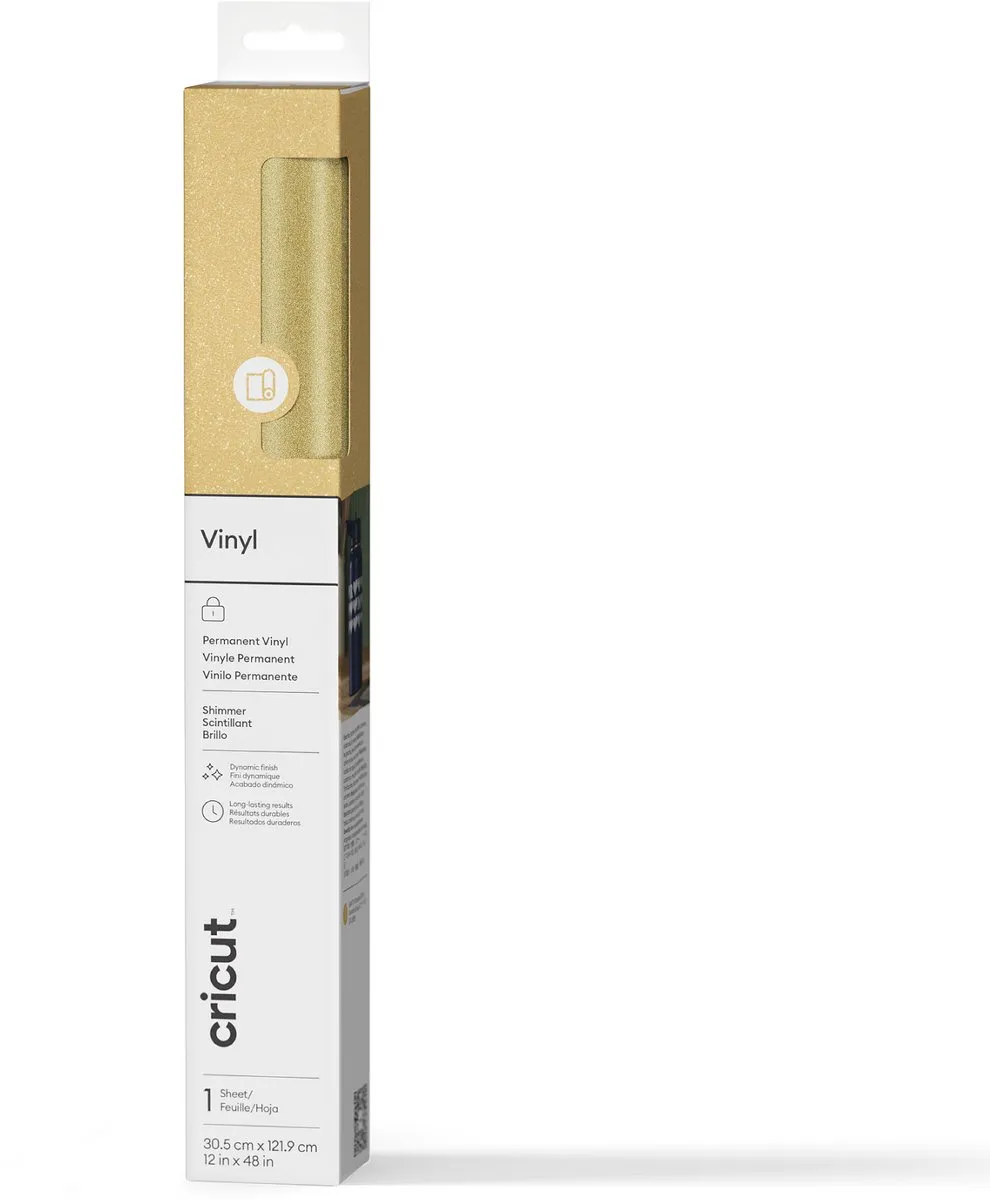 Cricut Premium Vinyl Permanent Goud 30x120cm