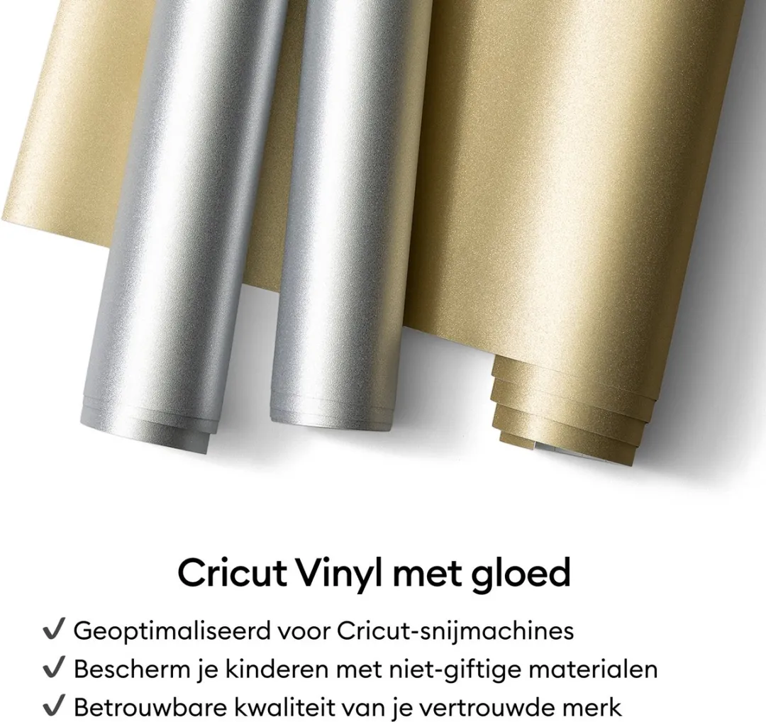 Cricut Premium Vinyl Permanent Goud 30x120cm