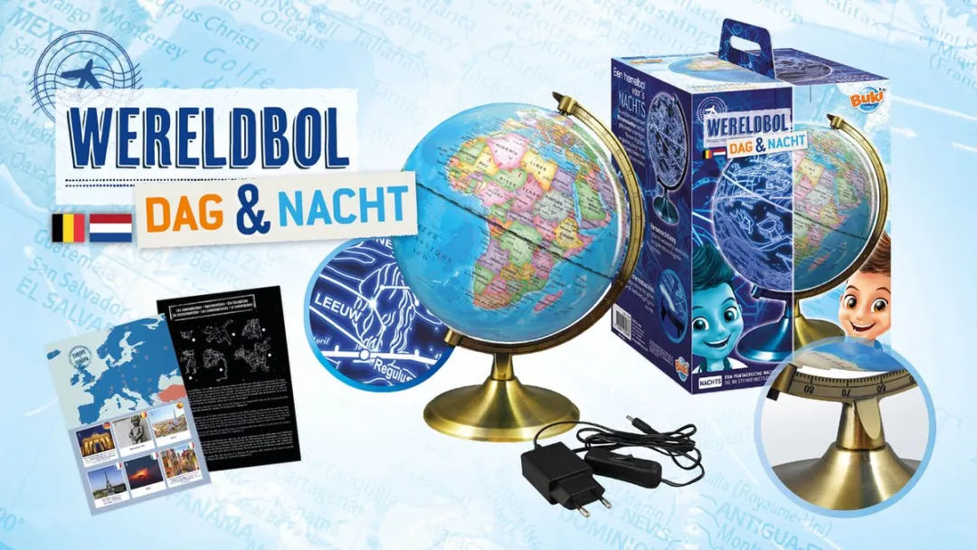 Buki Wereldbol Dag en Nacht 21cm - MPN 7345NL