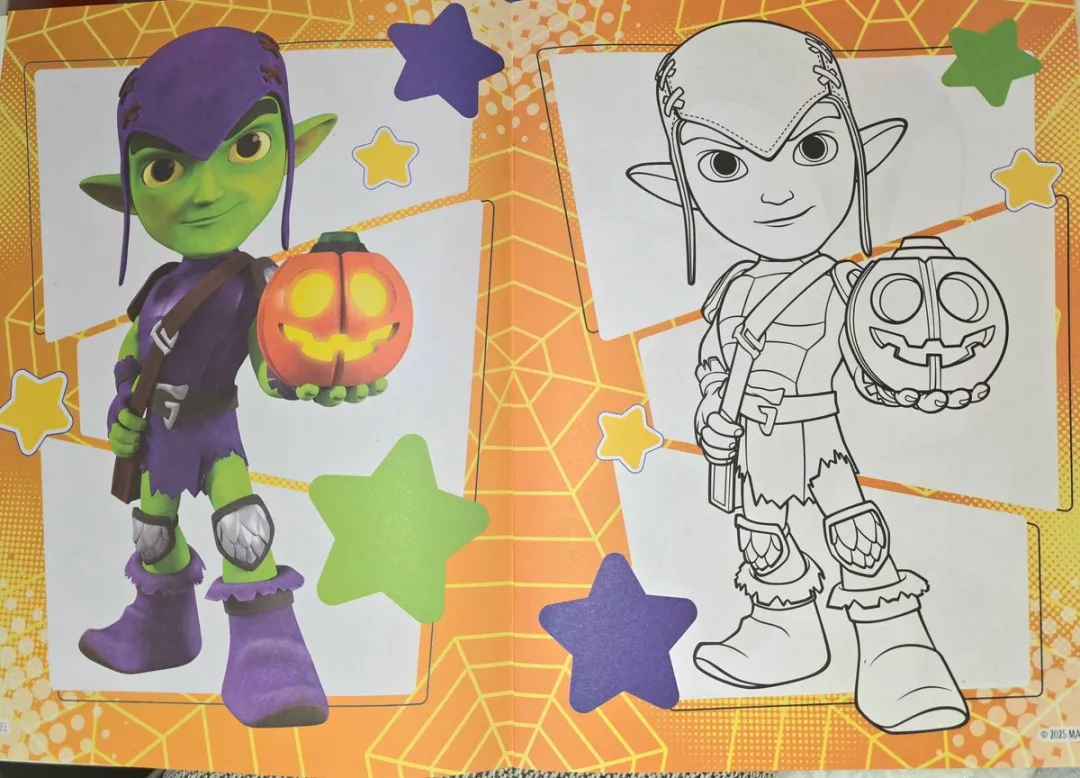 Disney Junior Spidey and Amazing Friends Kleurboek - 32 Pagina's - Multicolor