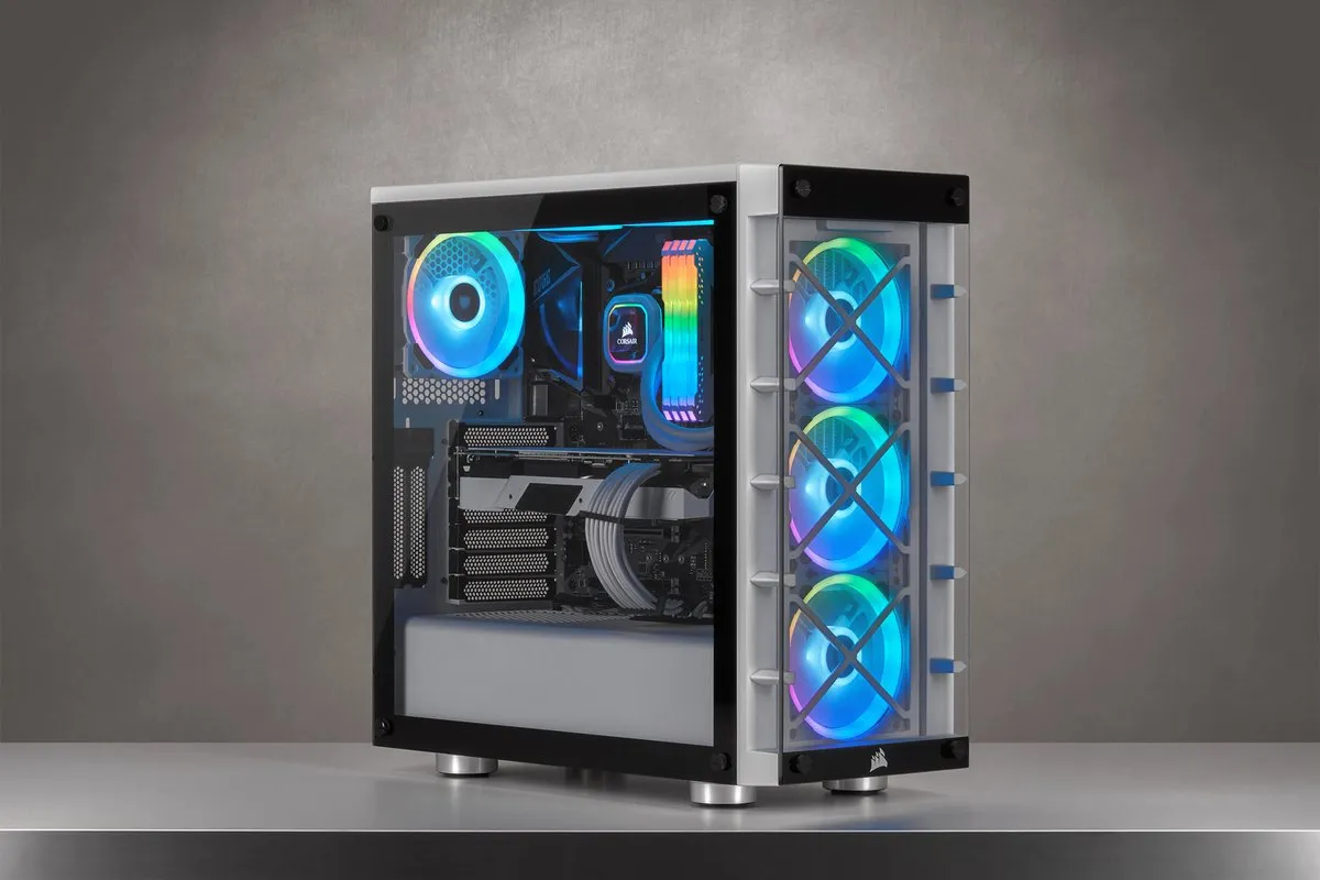 Cooler Master iCUE 465X RGB Smart Case - Wit