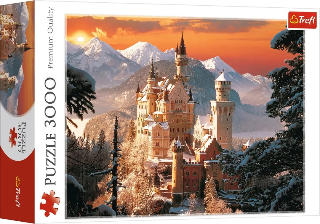 Trefl Neuschwanstein Kasteel Bavaria Winter Puzzel 3000 Stuks