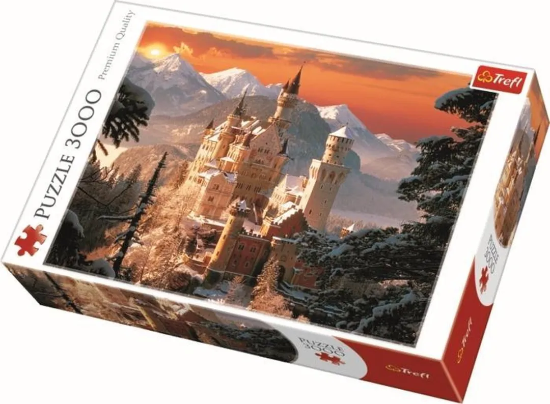 Trefl Neuschwanstein Kasteel Bavaria Winter Puzzel 3000 Stuks