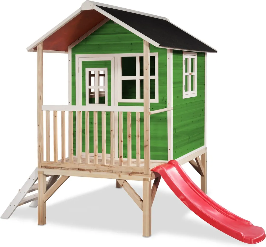 EXIT Toys Loft 300 Houten Speelhuis Groen