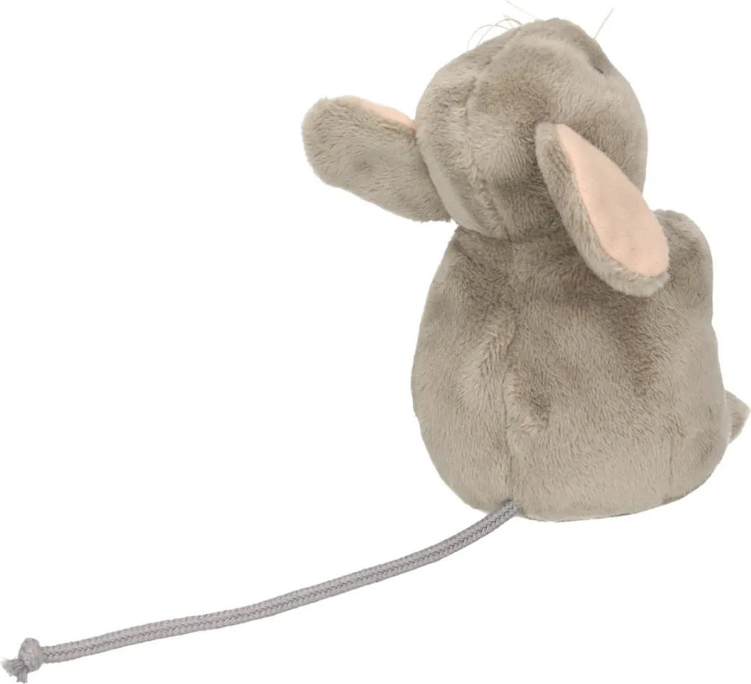 Teddy Hermann Knuffeldier Muis - 2 Stuks - Grijs