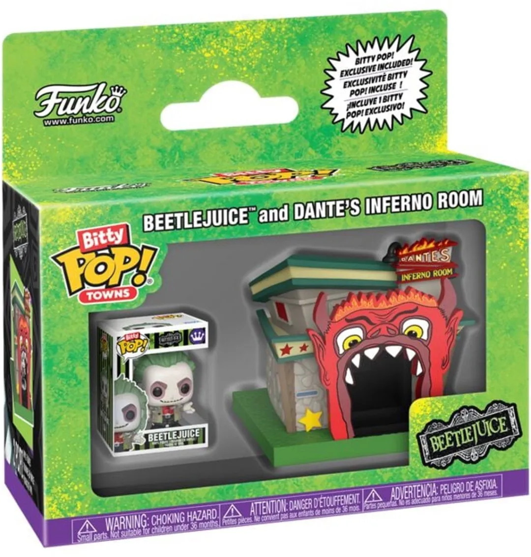 Funko Beetlejuice Dantes Inferno Room Bitty Pop! Town Vinylfiguur