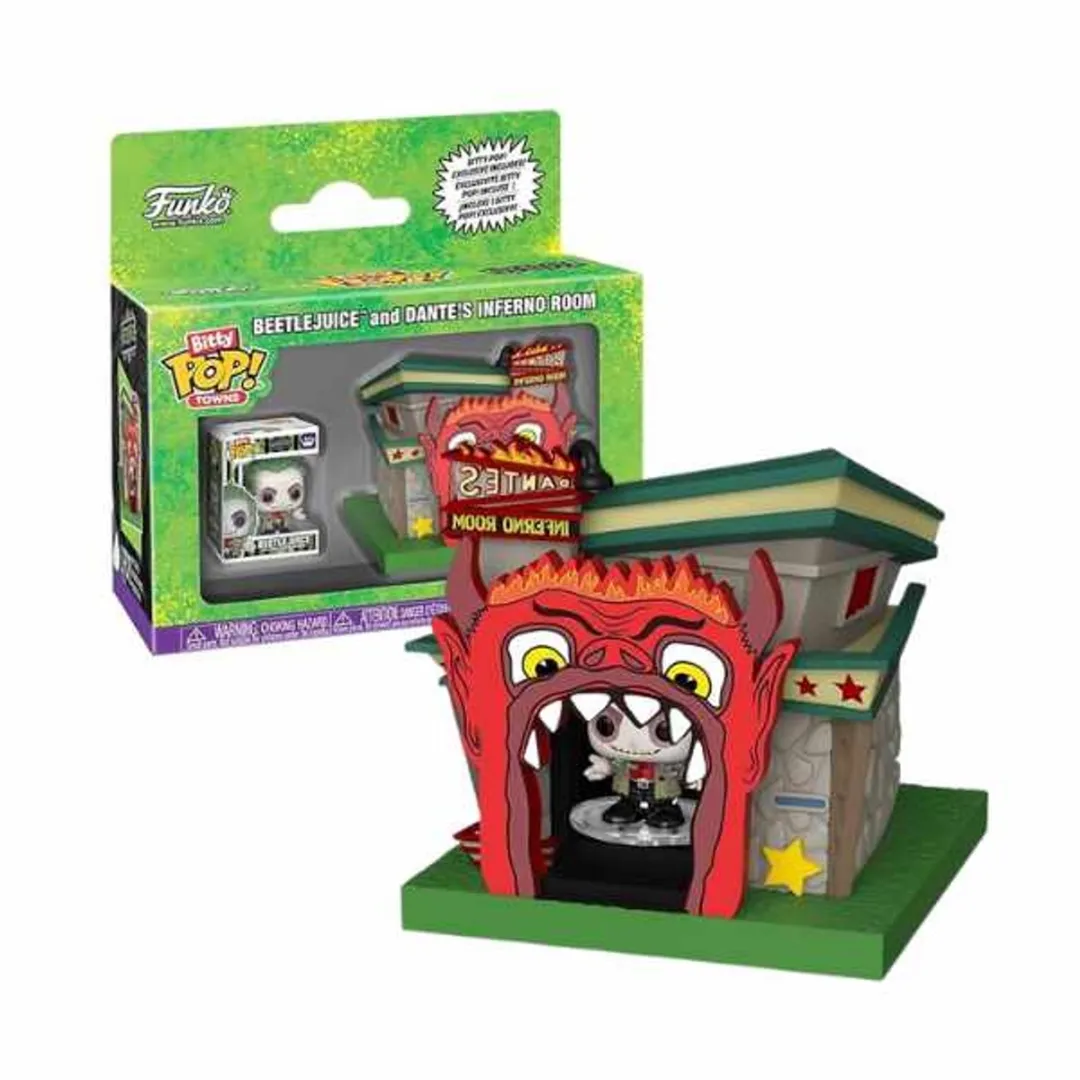 Funko Beetlejuice Dantes Inferno Room Bitty Pop! Town Vinylfiguur - afbeelding 6 van 6